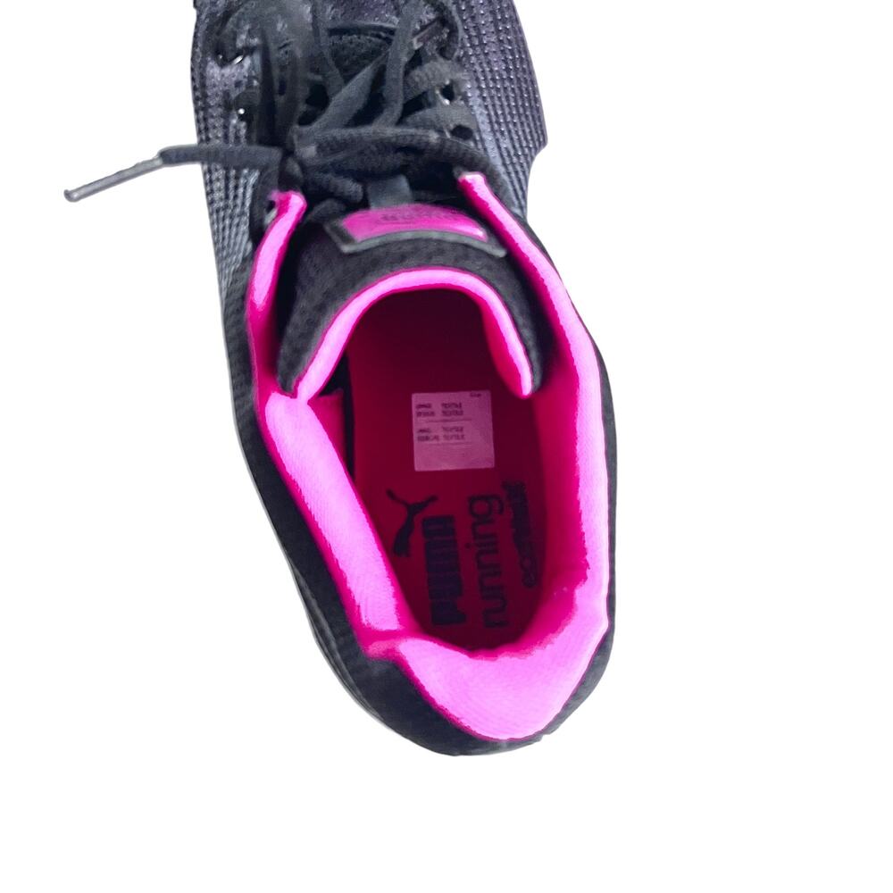 Puma Sequence Black  Hot Pink Running Shoes Sneakers size 9 - Picture 8 of 8